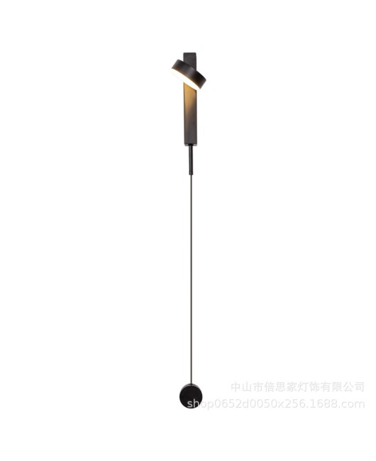 Beisijia Nordic Rotating Wall Light, Modern and Simple Corridor Light, Hotel Room Bedroom Bedlight