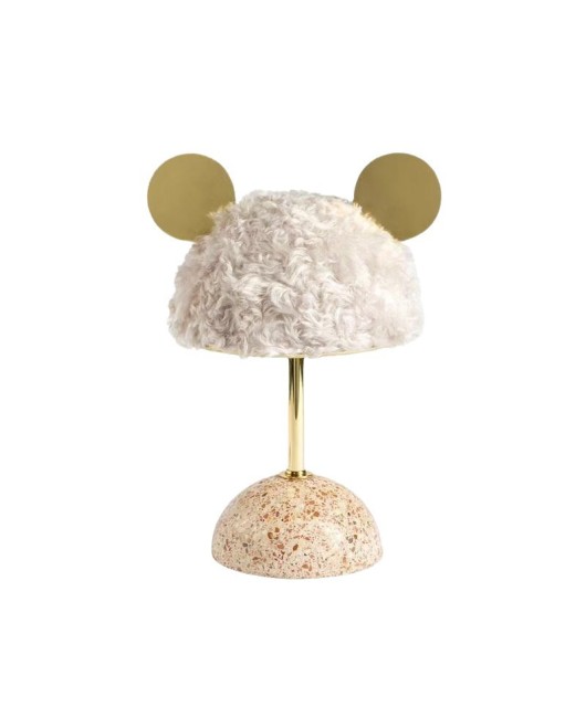 Mickey cartoon cute luxury girl pink children's room table lamp bedroom ins model room rabbit bedside table lamp