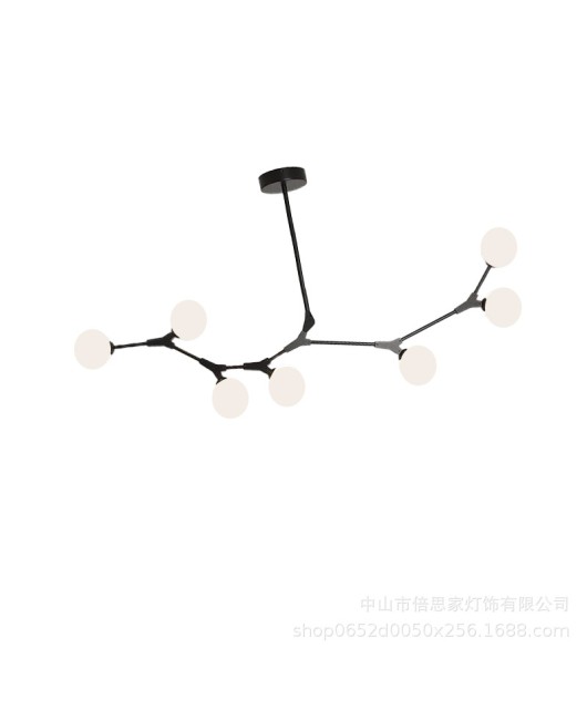 Cross border Wayfair living room molecular chandelier modern minimalist designer style restaurant creative bedroom glass chandelier