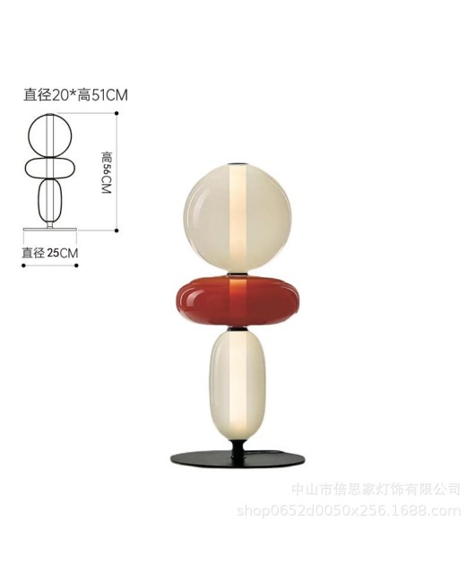 Beisijia lollipop Nordic color glass living room sofa side falling floor lamp high-end pendant lamp desk lamp floor lamp