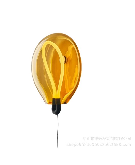 New balloon atmosphere wall lamp, background wall lamp, high-end feel, shop aisle lamp, staircase, living room, bedroom, bedside lamp