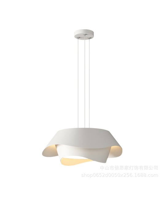 Nordic minimalist modern new high-end bedroom ceiling light, master bedroom circular light luxury LED restaurant pendant light