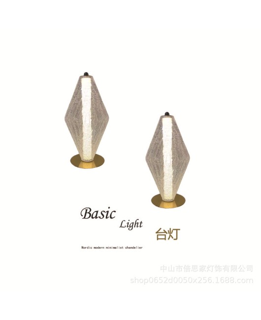 Beisijia's new Nordic light luxury glass pendant light, bedside bedroom designer, sofa, hotel high-end style pendant light