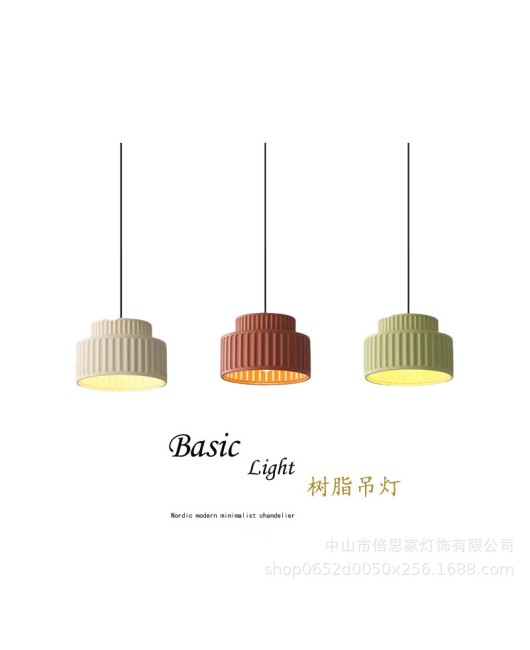 Japanese style minimalist modern Wabi sabi style ceiling light, restaurant light, Nordic dining room, tea room, study light, cream style bedroom light