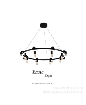 Postmodern Nordic Restaurant Chandelier Creative Personality Study Bedroom Art Lighting Homestay Staircase Clothing Store Lamp