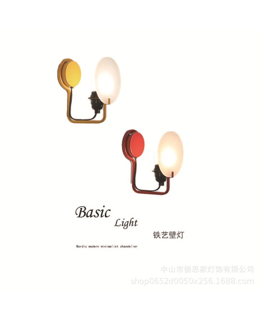 Italian Stilnovo Bugia series wall lamp designer's living room, bedroom, bedside, background wall, atmosphere lamp