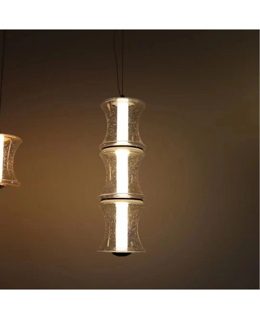 Beisijia Nordic minimalist glass chandelier milk tea shop Qingba restaurant chandelier designer high-end bedroom chandelier