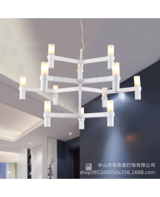 Beisijia Nordic Postmodern Designer Model Room Living Room Dining Room Bedroom Study Room Staircase Villa Duplex Pendant Light