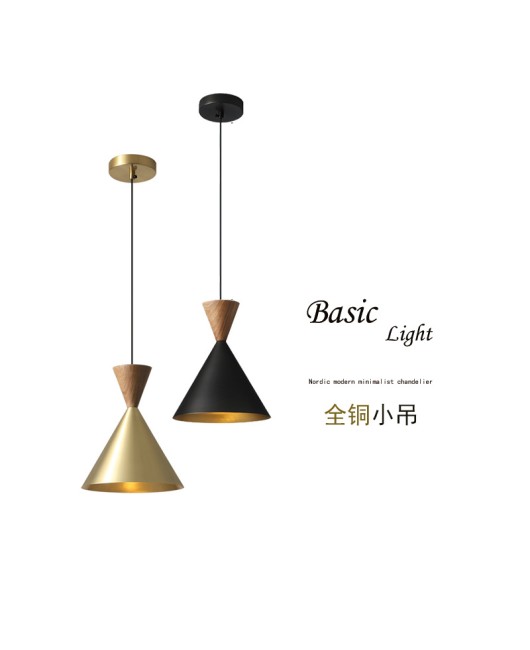 2023 all copper modern minimalist dining table, minimalist dining room pendant light, long strip high-end pendant light fixture