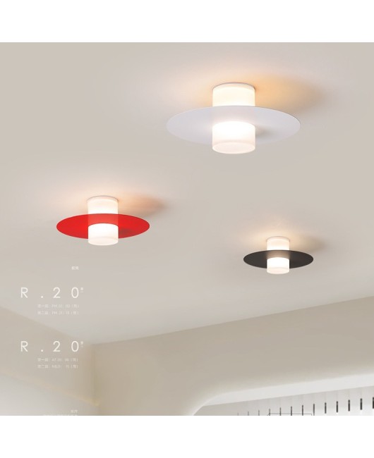 Cross border modern minimalist home hallway hallway entrance hall light circular dressing room balcony ceiling light