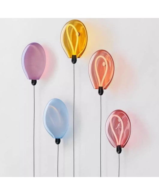 New balloon atmosphere wall lamp, background wall lamp, high-end feel, shop aisle lamp, staircase, living room, bedroom, bedside lamp