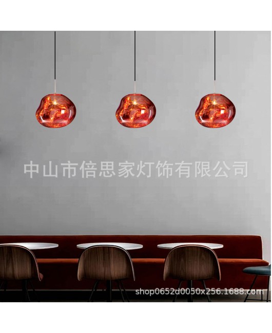 Cross border postmodern lava chandelier, empty living room, dining room, lamp decoration, creative loft apartment, villa, duplex staircase