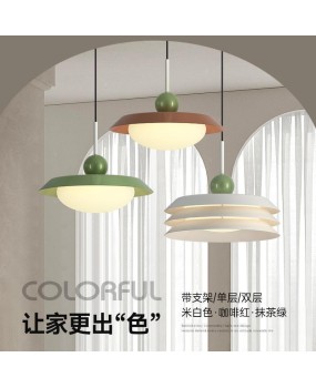 Cream style restaurant pendant light, Nordic modern high-end bar desk lamp, 2023 new popular swing arm movable lighting fixture