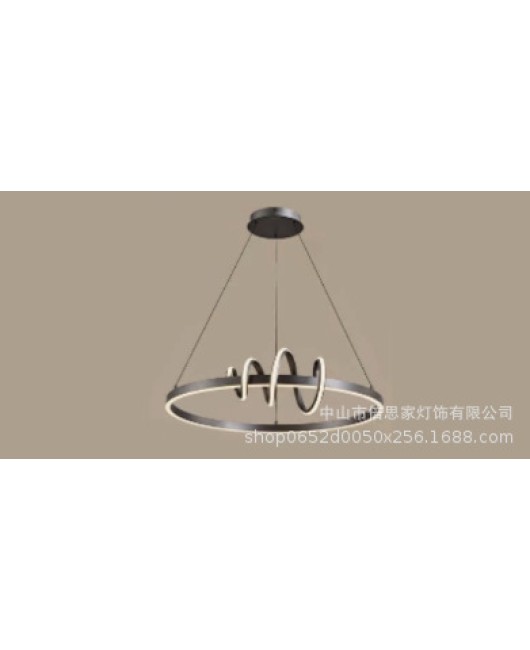 2023 new modern minimalist dining room, living room, bar counter, LED office straight strip pendant light