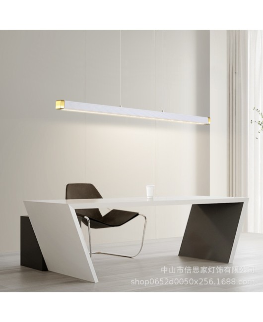 New minimalist modern Roman series full spectrum dining room light LED dining room bar bar long office pendant light