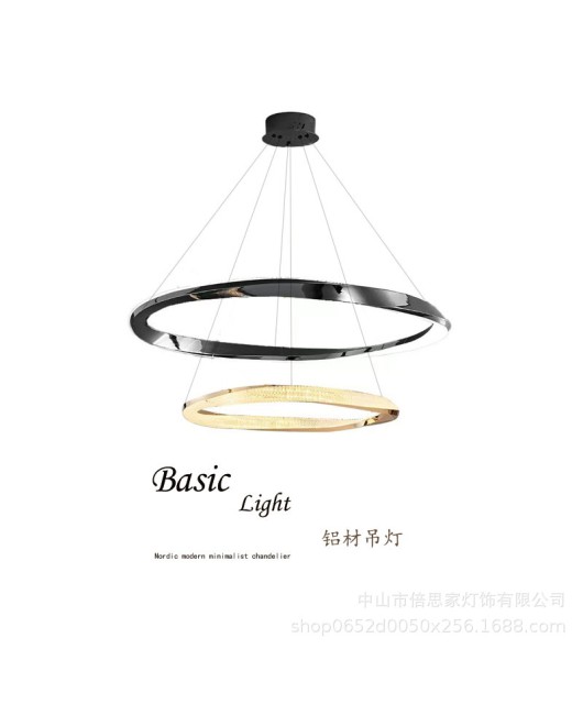 Beisijia Scandinavian luxury aluminum chandelier, dining room, bedroom, living room, model room, designer, Diaoyin.com red chandelier