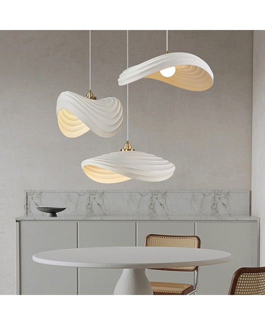 Japanese Wabi Sabi Modern Simple Cream Style Restaurant Pendant Designer Nordic Personalized Creative Living Room Lighting Pendant