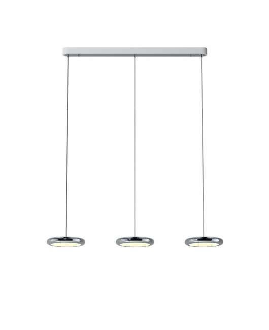 Modern minimalist eye protection UFO intelligent dining room bedroom minimalist dining room bar counter small pendant light three headed pendant light