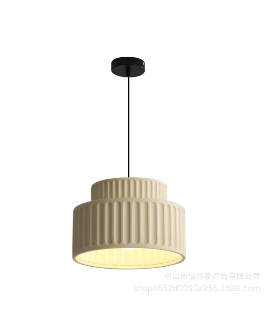 Japanese style minimalist modern Wabi sabi style ceiling light, restaurant light, Nordic dining room, tea room, study light, cream style bedroom light