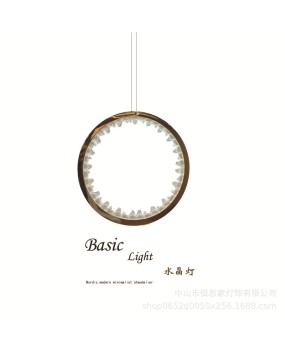 Beisijia's new Nordic light luxury modern crystal chandelier restaurant bedroom living room hotel designer high-end chandelier