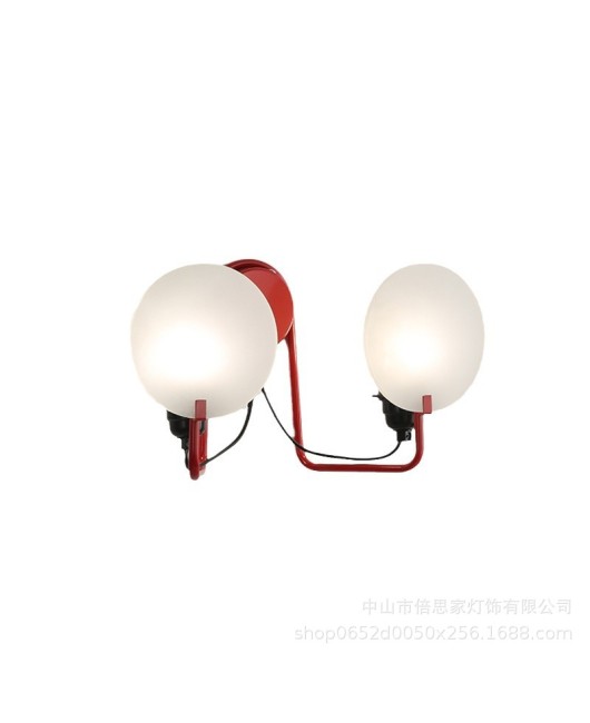 Italian Stilnovo Bugia series wall lamp designer's living room, bedroom, bedside, background wall, atmosphere lamp