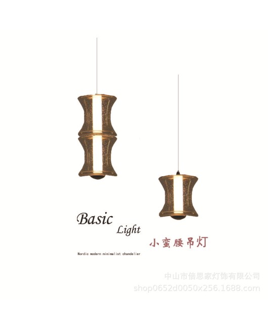 Beisijia Nordic minimalist glass chandelier milk tea shop Qingba restaurant chandelier designer high-end bedroom chandelier