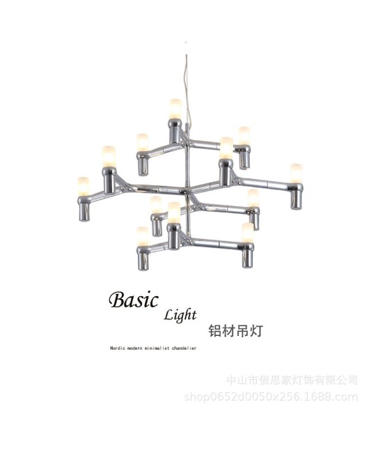 Beisijia Nordic Postmodern Designer Model Room Living Room Dining Room Bedroom Study Room Staircase Villa Duplex Pendant Light