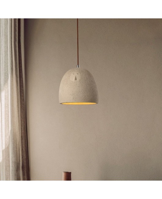 Beisijia Japanese retro wabi sabi style homestay bedside lamp milk tea shop clothing store cross-border exclusive cement pendant light