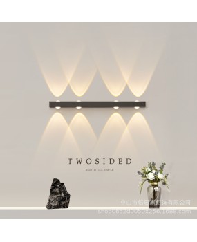 2024 Modern Simple Creative Light Luxury Full Spectrum Bedroom Bedlight, Living Room Corridor, Indoor Nordic Wall Light