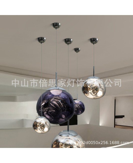 Cross border postmodern lava chandelier, empty living room, dining room, lamp decoration, creative loft apartment, villa, duplex staircase