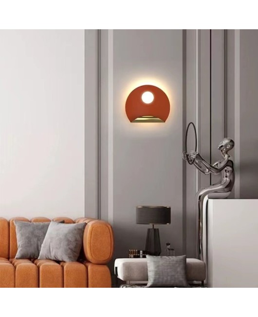 Nordic minimalist modern bedroom bedside lamp living room sofa background wall lamp designer artistic personality creative lamp