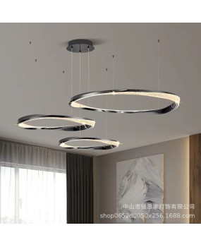 Beisijia Scandinavian luxury aluminum chandelier, dining room, bedroom, living room, model room, designer, Diaoyin.com red chandelier