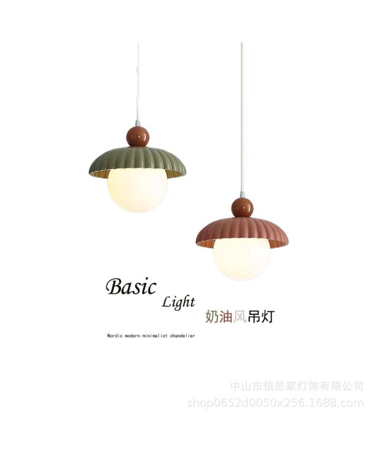 Beisijia's new product, Nordic modern cream style glass ball pendant light, milk tea shop, bar, restaurant pendant light