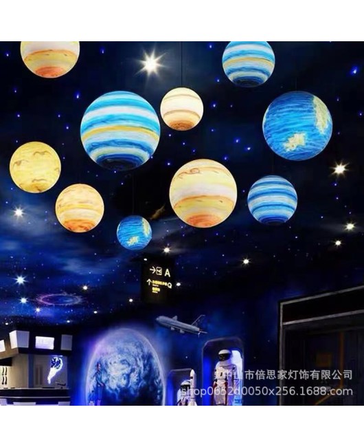 Beisijia Star Light Starry Sky Planet Moon Pendant Mall Hall Kindergarten Amusement Park Restaurant Bar Pendant