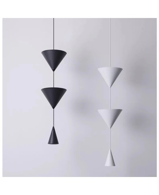 Nordic Creative Minimalist Designer Bedroom Bedhead Corridor Bar Corner Cone Minimalist Small Pendant Light