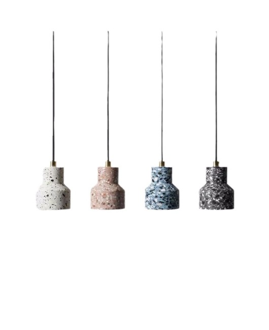 Nordic modern art design bedroom headboard LED pendant light dining room terrazzo pendant light