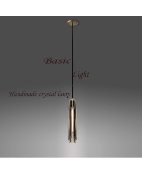 Hot selling modern all copper K9 crystal chandelier, living room, bedroom, bedside, dining pendant, crystal lamp manufacturer wholesale