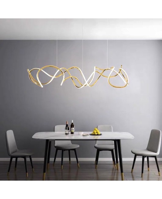 Modern minimalist high-end designer stainless steel pig cage art pendant lamp hotel project minimalist LED