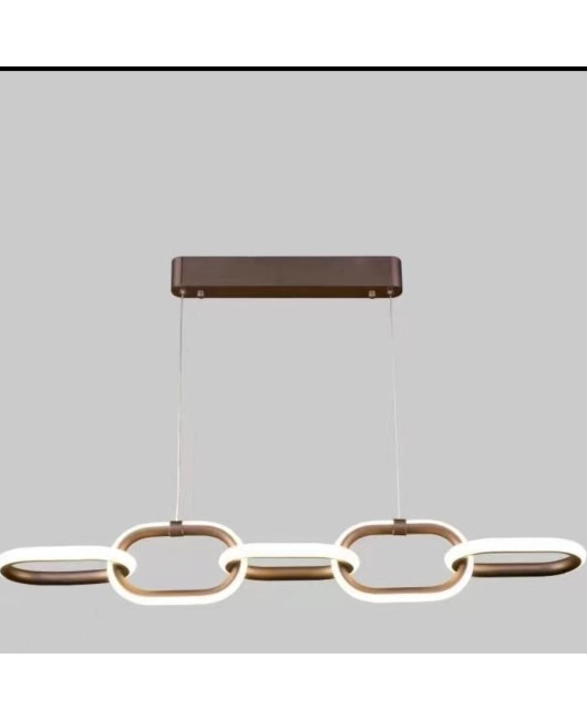 Nordic modern minimalist personalized living room, dining room, creative chain light for the entire house, minimalist design