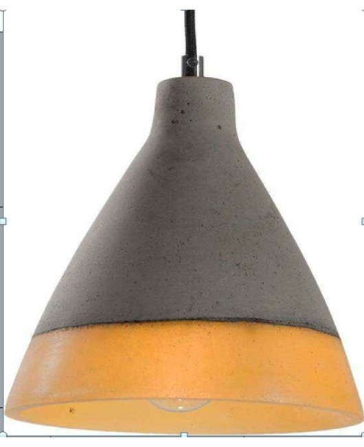 Loft industrial style cement pendant light, simple, creative, personalized, retro and nostalgic, bar, restaurant, exhibition hall, coffee shop lighting fixtures