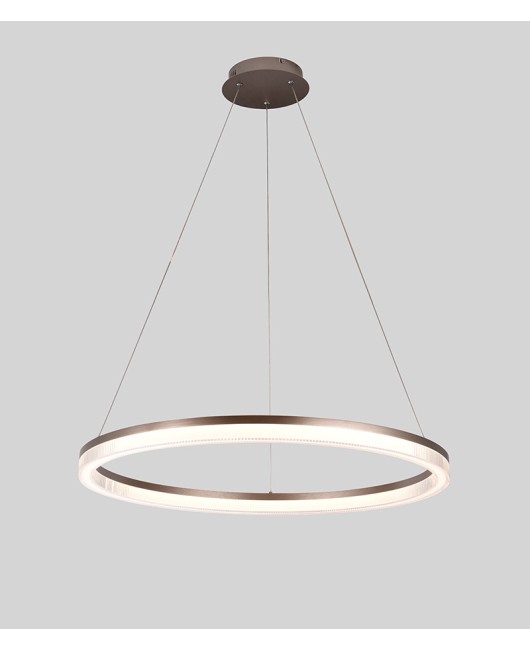 Nordic designer modern minimalist bedroom hall light luxury Italian minimalist lamp restaurant circular pendant light