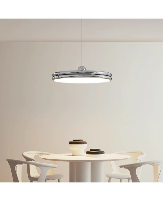 Nordic spot cream style simple modern atmospheric UFO restaurant chandelier dining table bar hanging line full spectrum