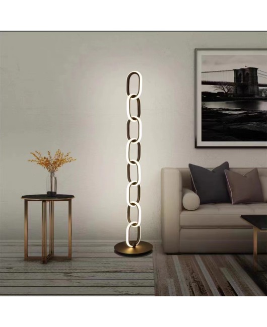 Floor lamp, high-end living room, light luxury art, Nordic creative designer, bedroom, indoor LED