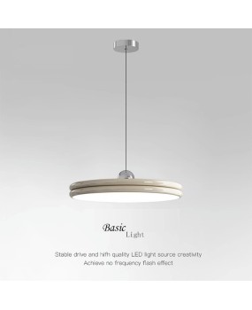 Nordic spot cream style simple modern atmospheric UFO restaurant chandelier dining table bar hanging line full spectrum