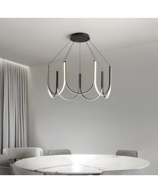 Minimalist Italian style pendant light, living room light, Zhongshan lighting fixture, modern minimalist bedroom dining room pendant light, design sense, living room main light