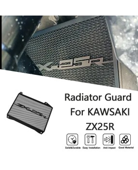 Suitable for Kawasaki ZX-25R 2021-2024 modified water tank network, water tank cover, radiator protection net