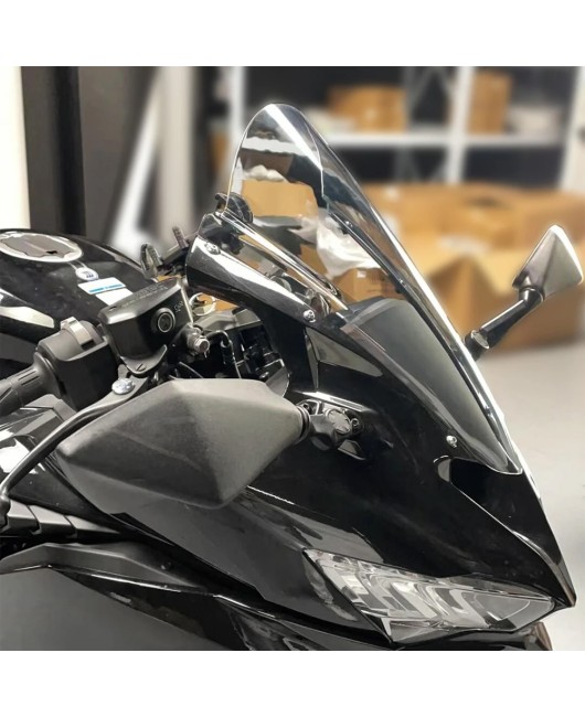 Suitable for Kawasaki ZX-25R 2021 modification special front windshield deflector and windshield mirror accessories