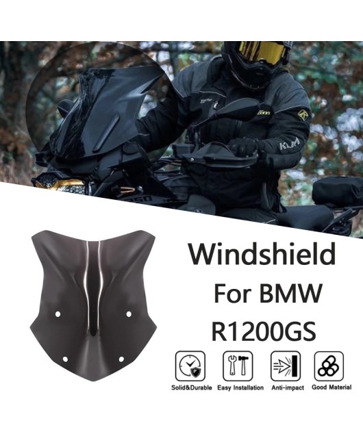 Suitable for BMW Waterbird R1200GS/R1250GS/ADV 13-21 year front windshield deflector and windshield mirror