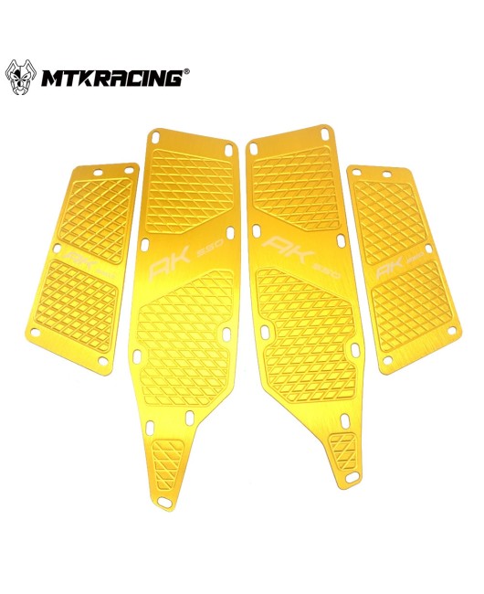 Suitable for Guangyang AK550 modification front and rear foot pedals, anti slip foot pads, foot bottom plate four piece set