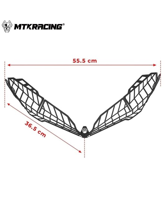 Suitable for Ducati Multistrada 950 2020-2024 modified headlight protection net, lampshade protection net